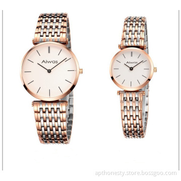 Ultrathin Pairs Watch with 11 Pearls Exquisite Bracelet Apt-W0822
